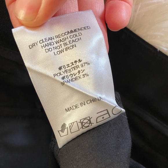 Simple project black straight leg trouser - Picture 6 of 9